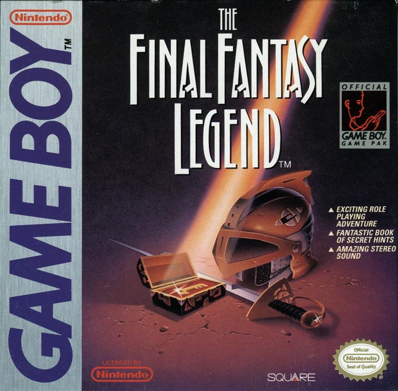 Final Fantasy Legend box art for GameBoy